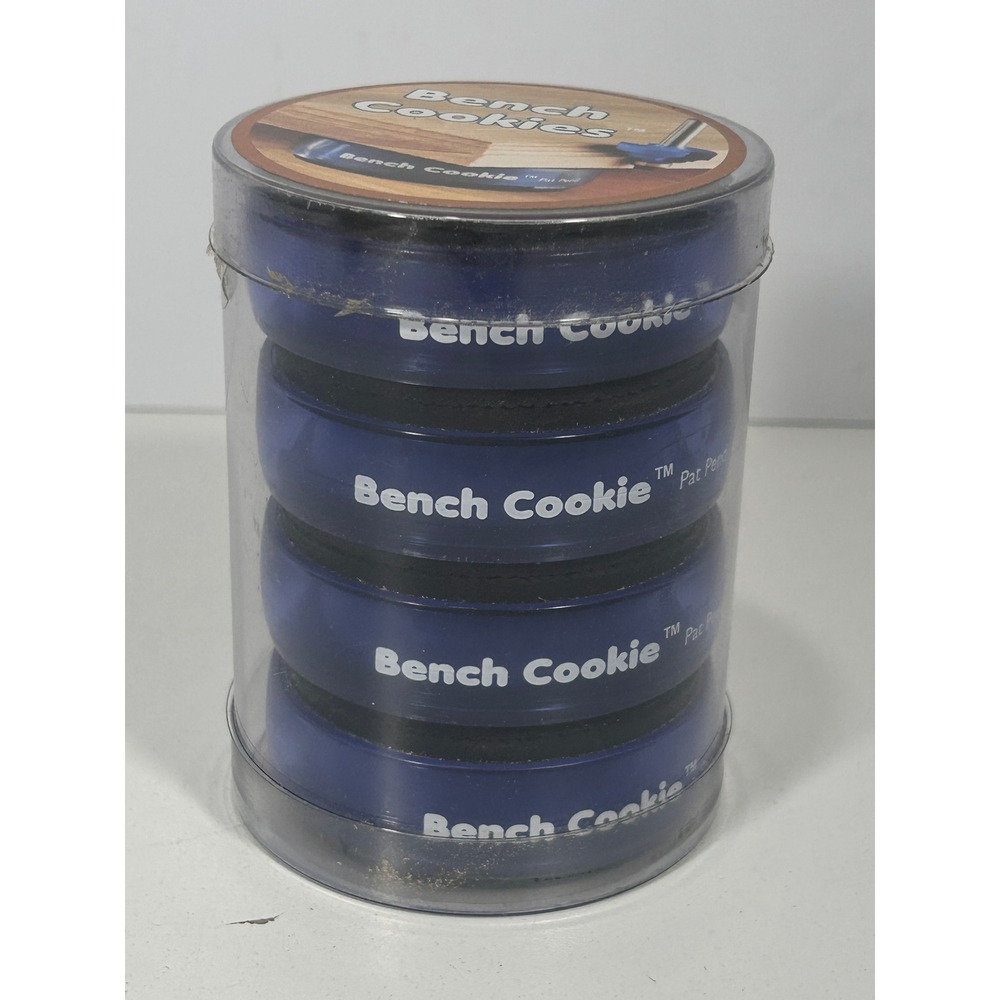 Rockler Bench Cookie 4-Pack Non-Slip Woodworking Work Grippers Blue 26357